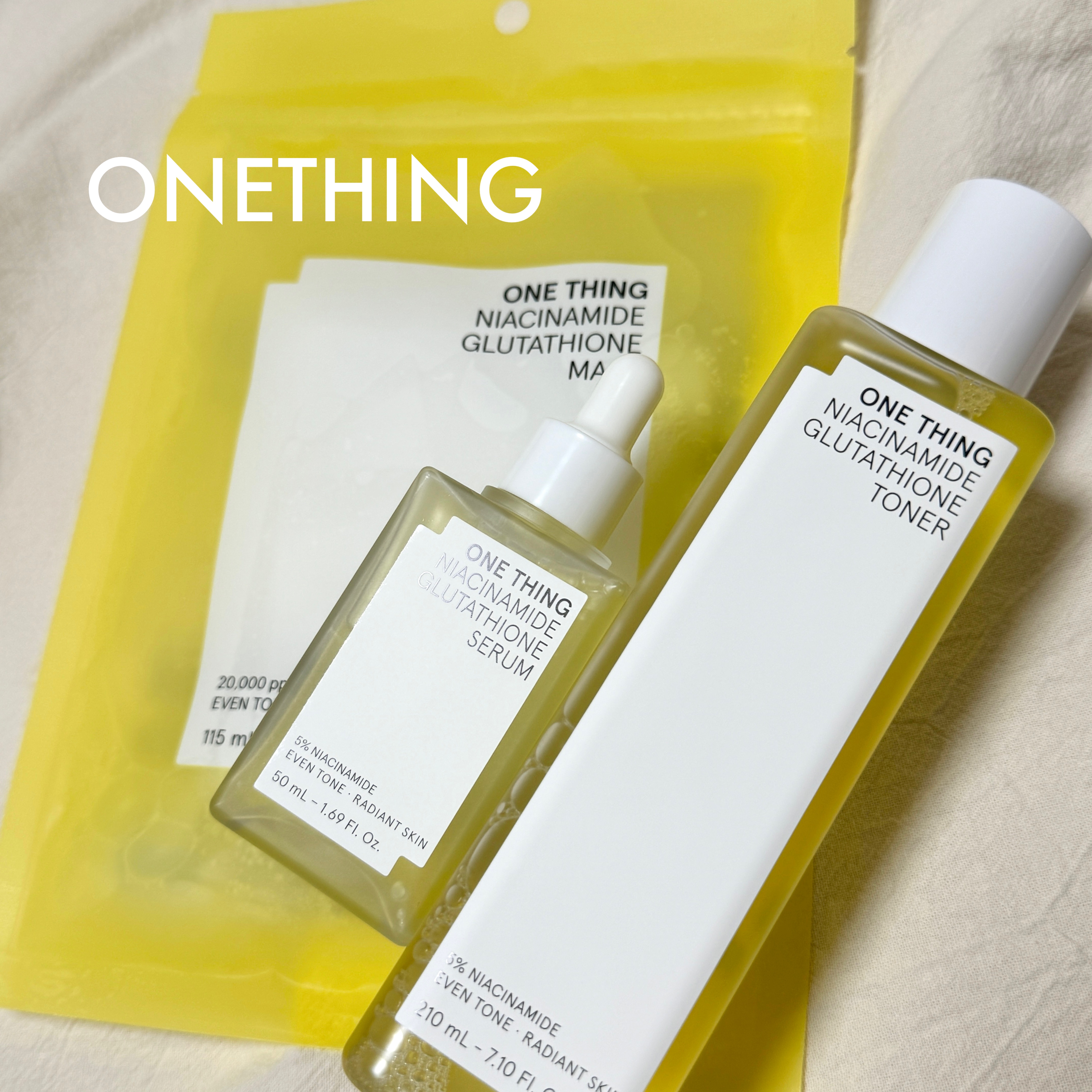 ナイアシンアミドグルタチオントナー/ONE THING/化粧水を使ったクチコミ（1枚目）