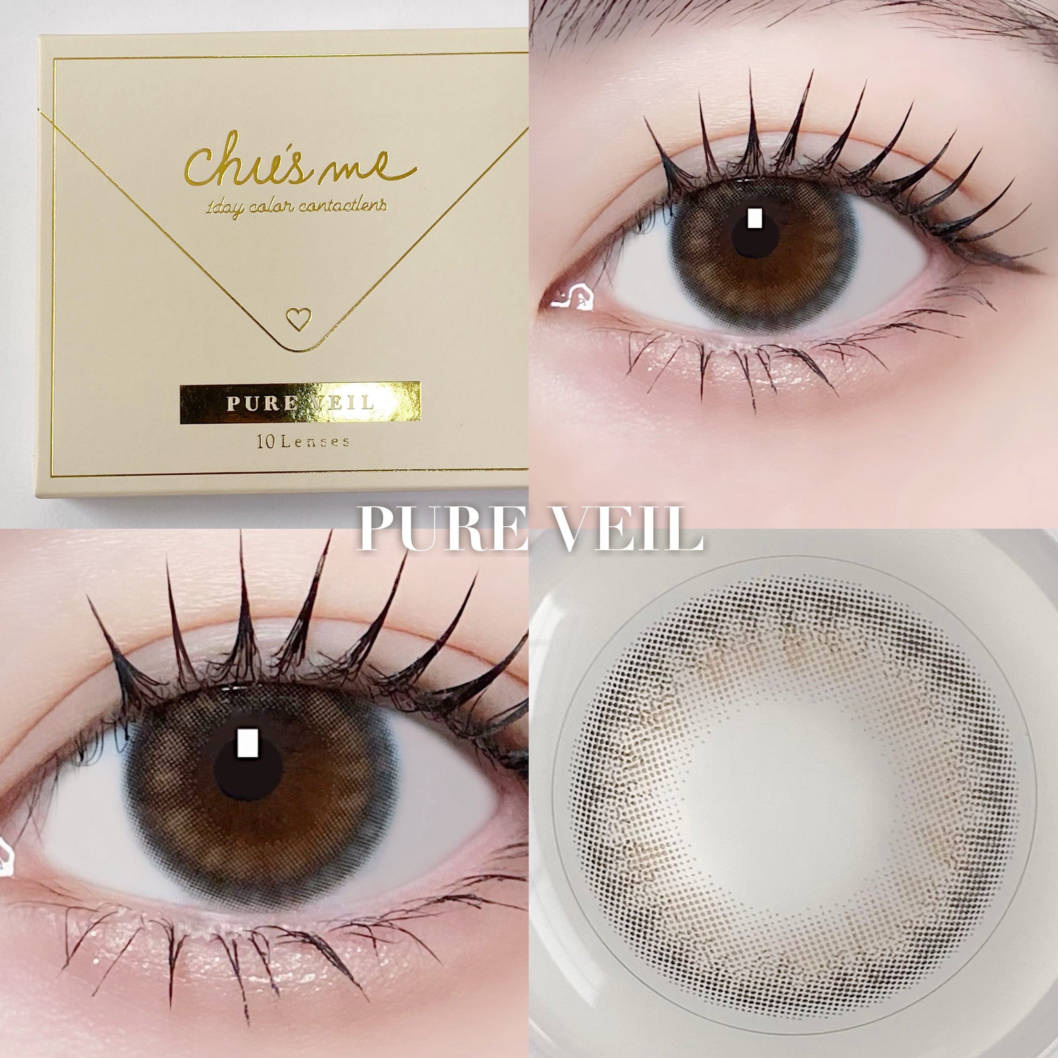 Chu's me 1day/Chu's me/ワンデー（１DAY）カラコンを使ったクチコミ（3枚目）