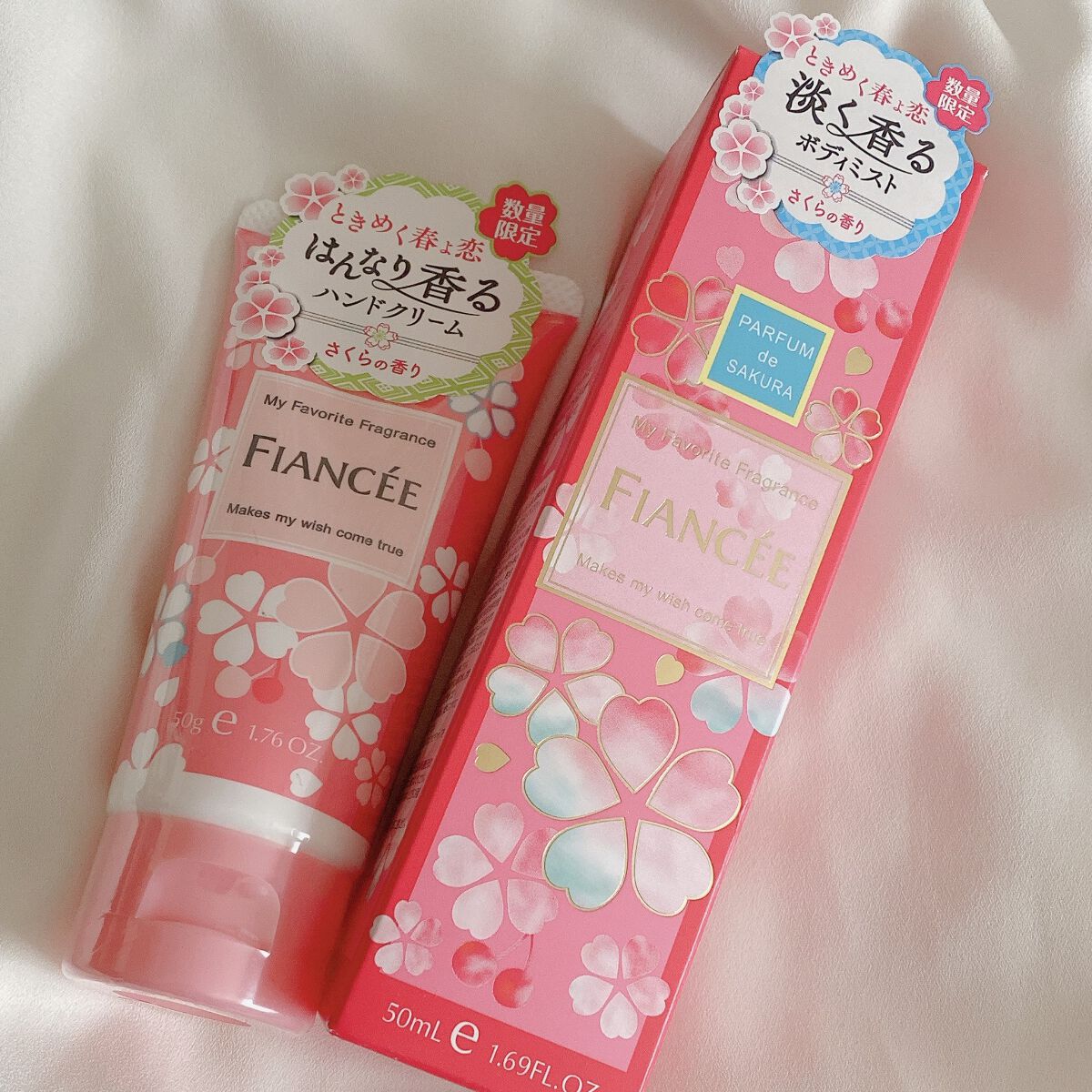 ボディミスト さくらの香り N/フィアンセ/香水(レディース)を使ったクチコミ（1枚目）