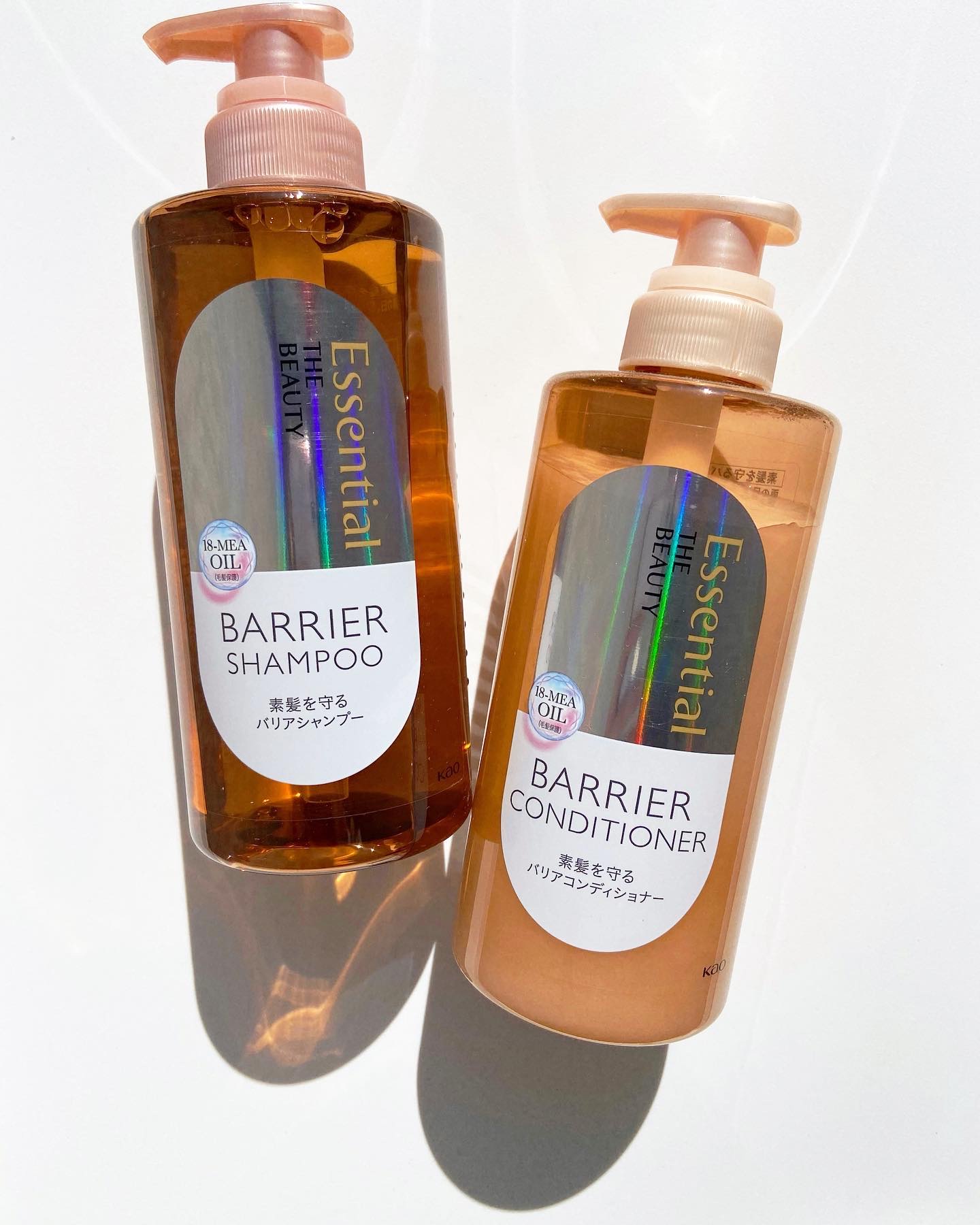 ザビューティ 髪のキメ美容素髪を守る バリアシャンプー/コンディショナー/エッセンシャル/シャンプー・コンディショナーを使ったクチコミ（1枚目）