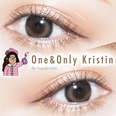 One & Only Kristin/Hapa kristin/カラーコンタクトレンズを使ったクチコミ（1枚目）