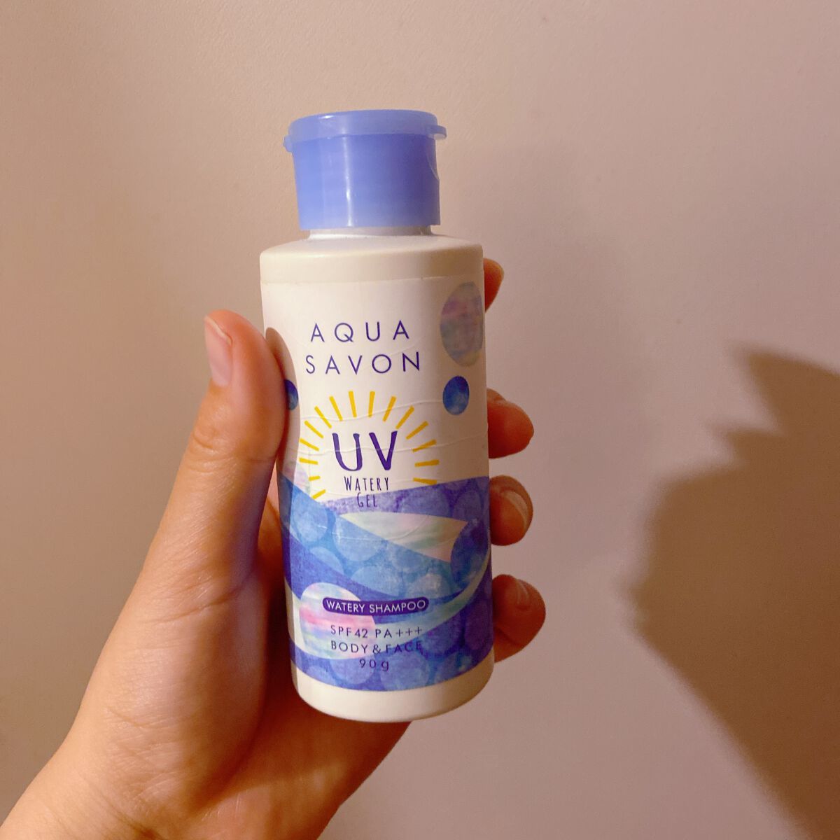 UVジェル ウォータリーシャンプーの香り/アクアシャボン/日焼け止めジェルを使ったクチコミ（1枚目）