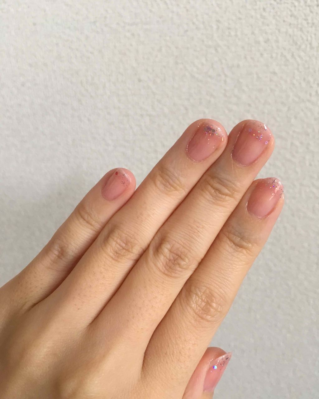 ITGグリッターネイル オーロラサーカス/DAISO/マニキュアを使ったクチコミ（3枚目）