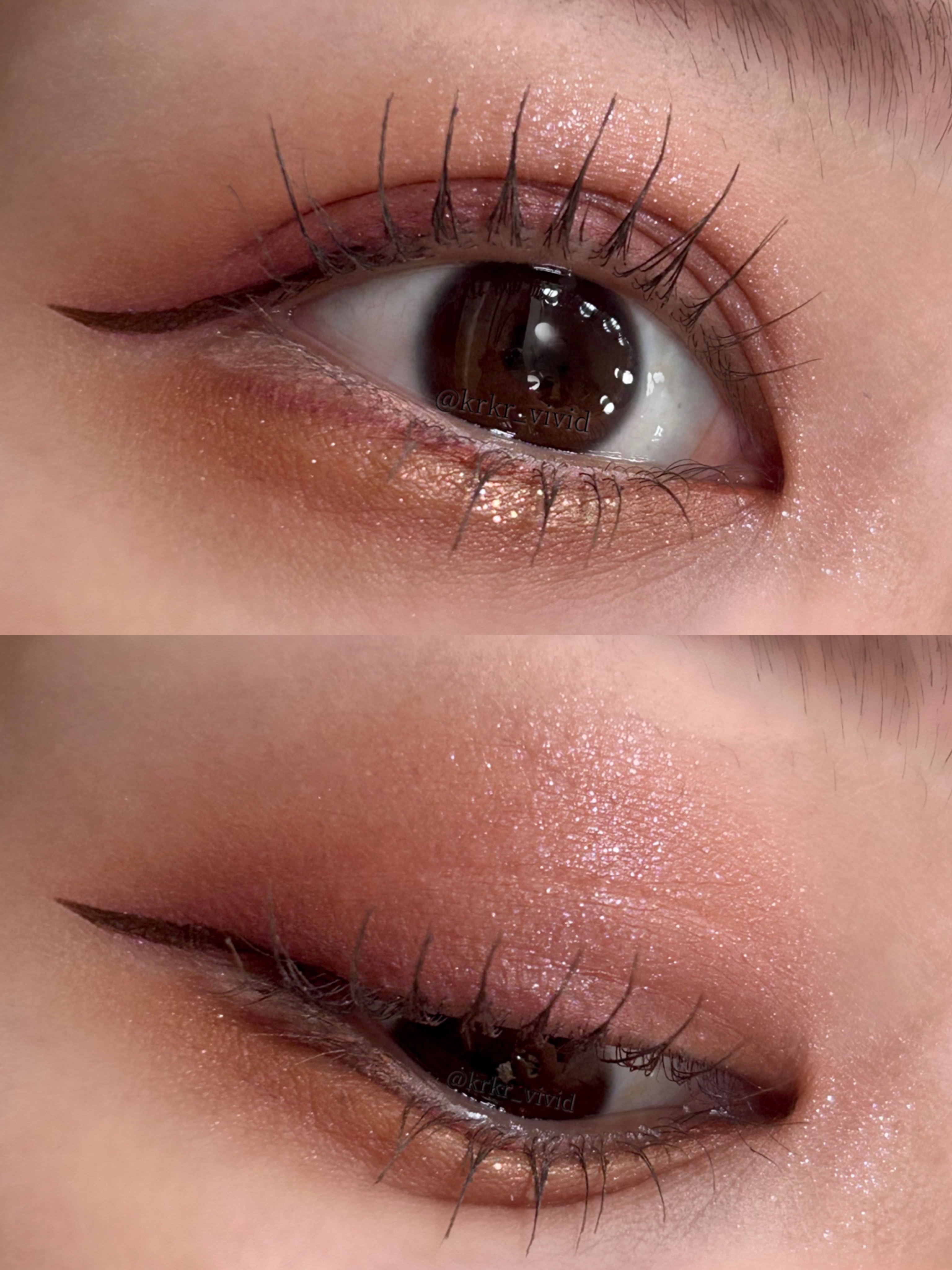 ウォンジョンヨ　ダイヤモンドライナー/Wonjungyo/リキッドアイシャドウを使ったクチコミ（2枚目）