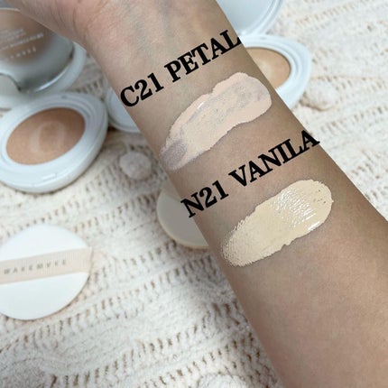 ビーガンクリーンピュアカバークッション/wakemake/クッションファンデーションを使ったクチコミ(4枚目)