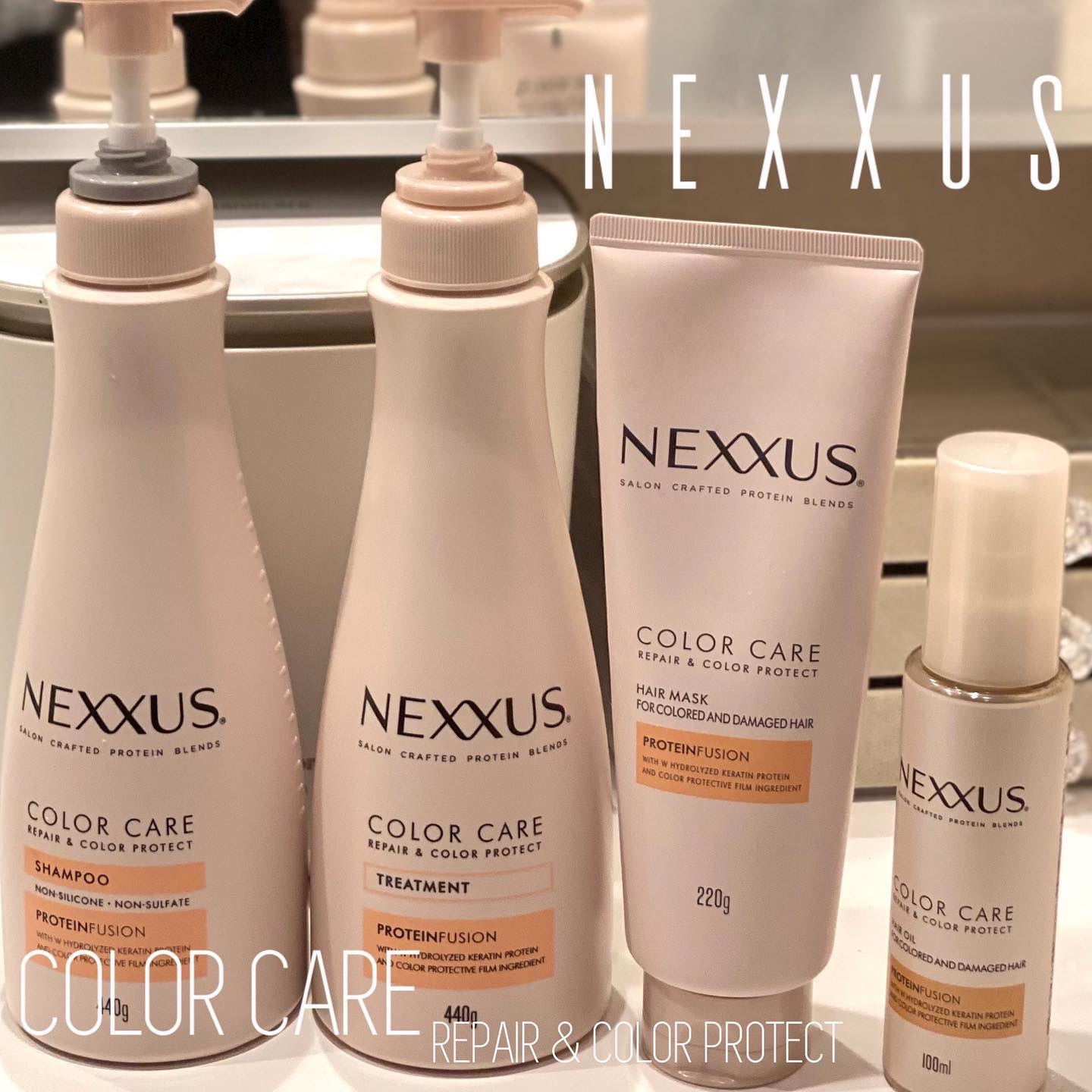 ネクサス リペア＆カラープロテクト シャンプー／トリートメント/NEXXUS(ネクサス)/市販シャンプーを使ったクチコミ（1枚目）