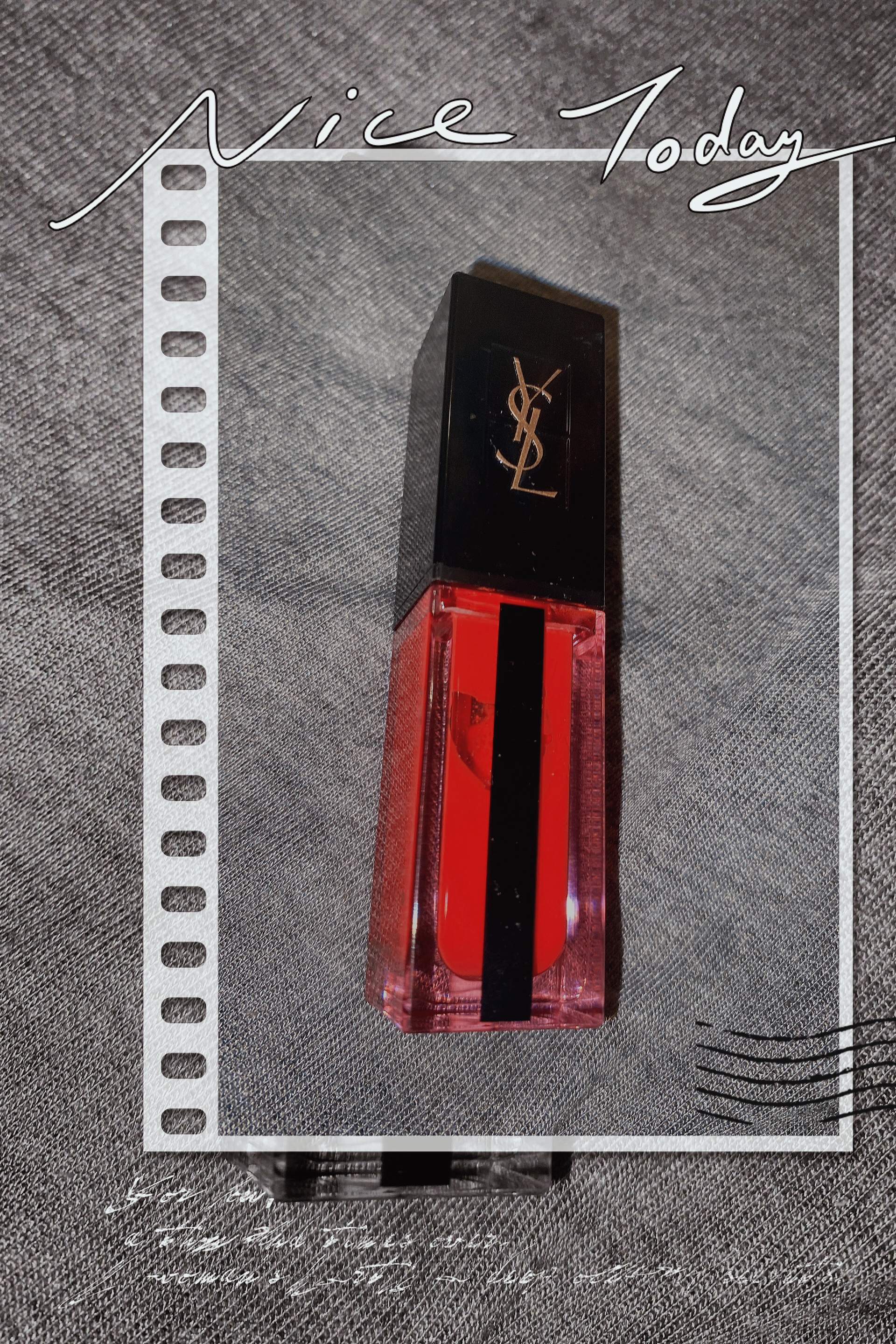 ルージュ ピュールクチュール ヴェルニ ウォーターステイン/YVES SAINT LAURENT BEAUTE/口紅を使ったクチコミ（1枚目）