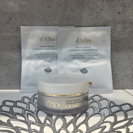 ホワイトトリュフダブルセラムアンドクリーム/ダルバ/フェイスクリームを使ったクチコミ(6枚目)