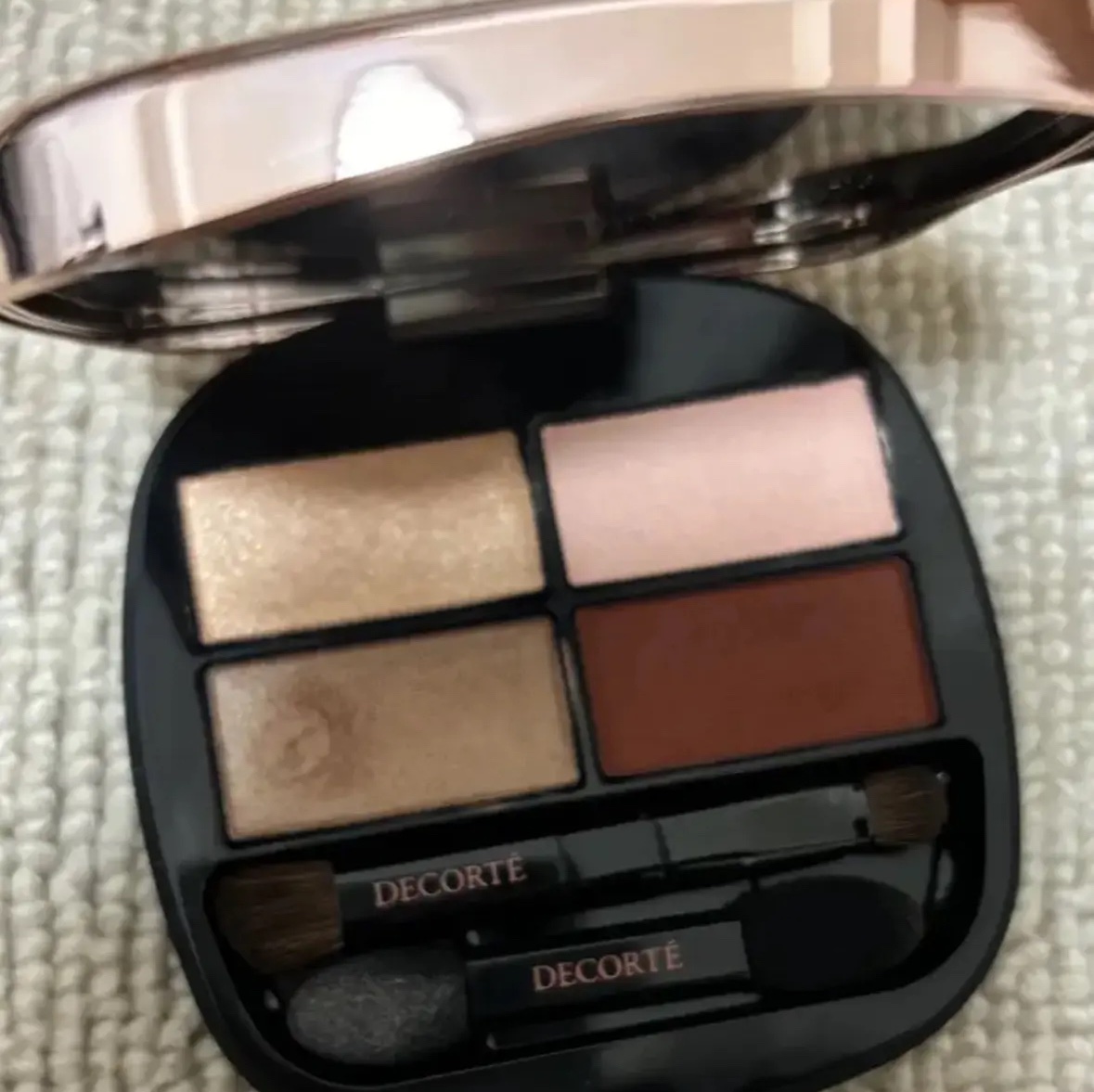 コントゥアリング アイシャドウ 012 ゴールドベージュ/DECORTÉ/アイシャドウパレットを使ったクチコミ（1枚目）