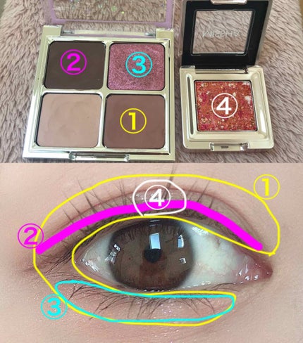 【限定】 ASMR シュガー ジェリー カラー パレット/PERIPERA/ジェル・クリームアイシャドウを使ったクチコミ(3枚目)