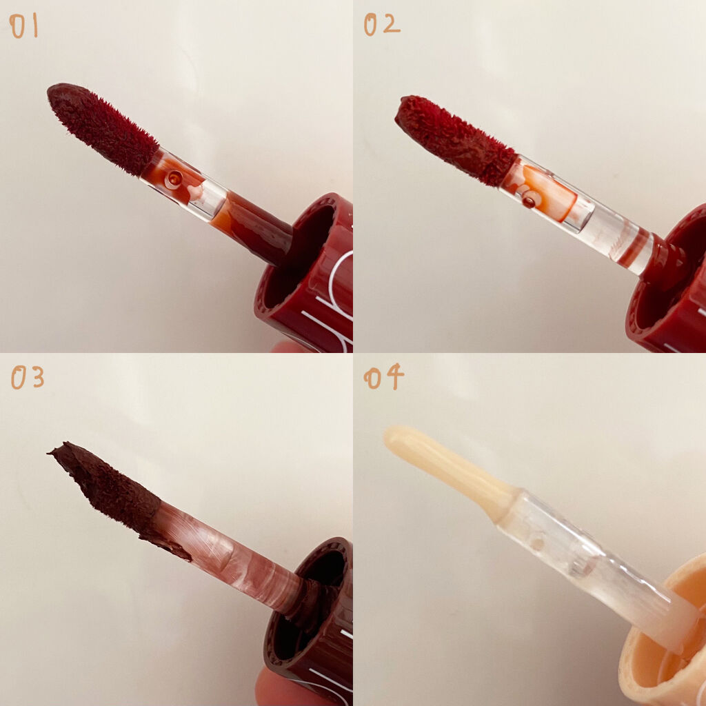 トッポギエディション リップセット/rom&nd/口紅を使ったクチコミ（3枚目）