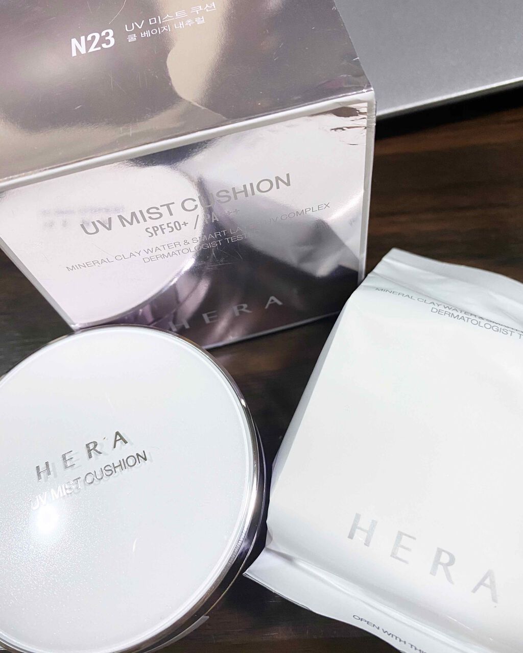 UVミストクッション/HERA/クッションファンデーションを使ったクチコミ(1枚目)