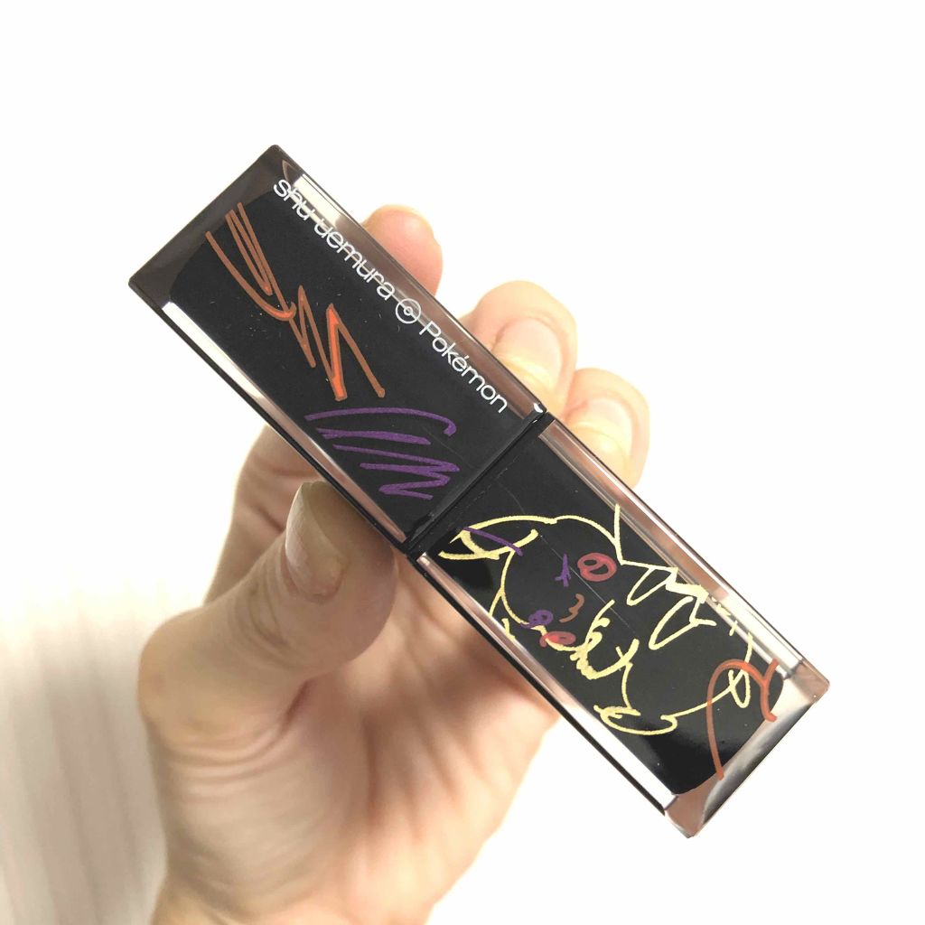 ルージュ アンリミテッド アンプリファイド<2019年クリスマスコフレ限定>/shu uemura/口紅を使ったクチコミ(2枚目)