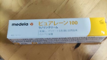 メデラ Purelane ピュアレーン100のクチコミ「メデラのピュアレーン　7gで1100円で購入。

産後授乳期の乳頭ケア用のクリームです。


.....」（1枚目）