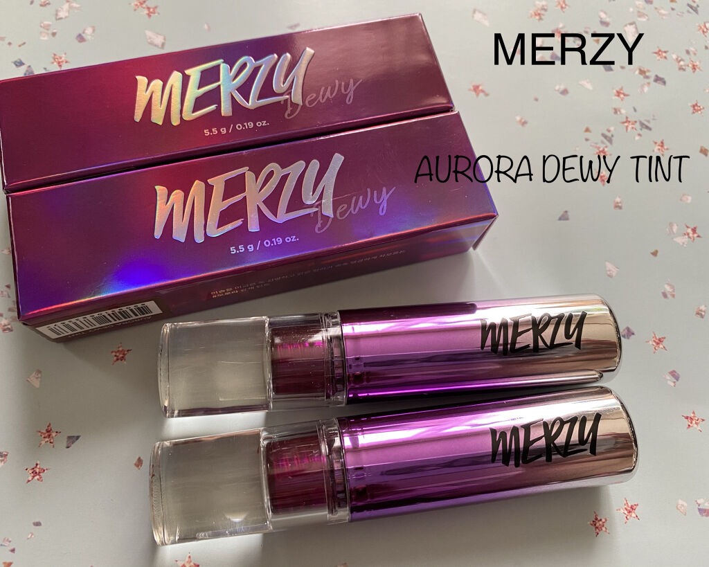 オーロラ デュイ ティント/MERZY/リップティントを使ったクチコミ（1枚目）