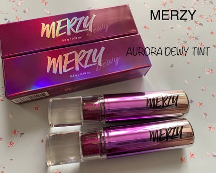 オーロラ デュイ ティント/MERZY/リップティントを使ったクチコミ(1枚目)