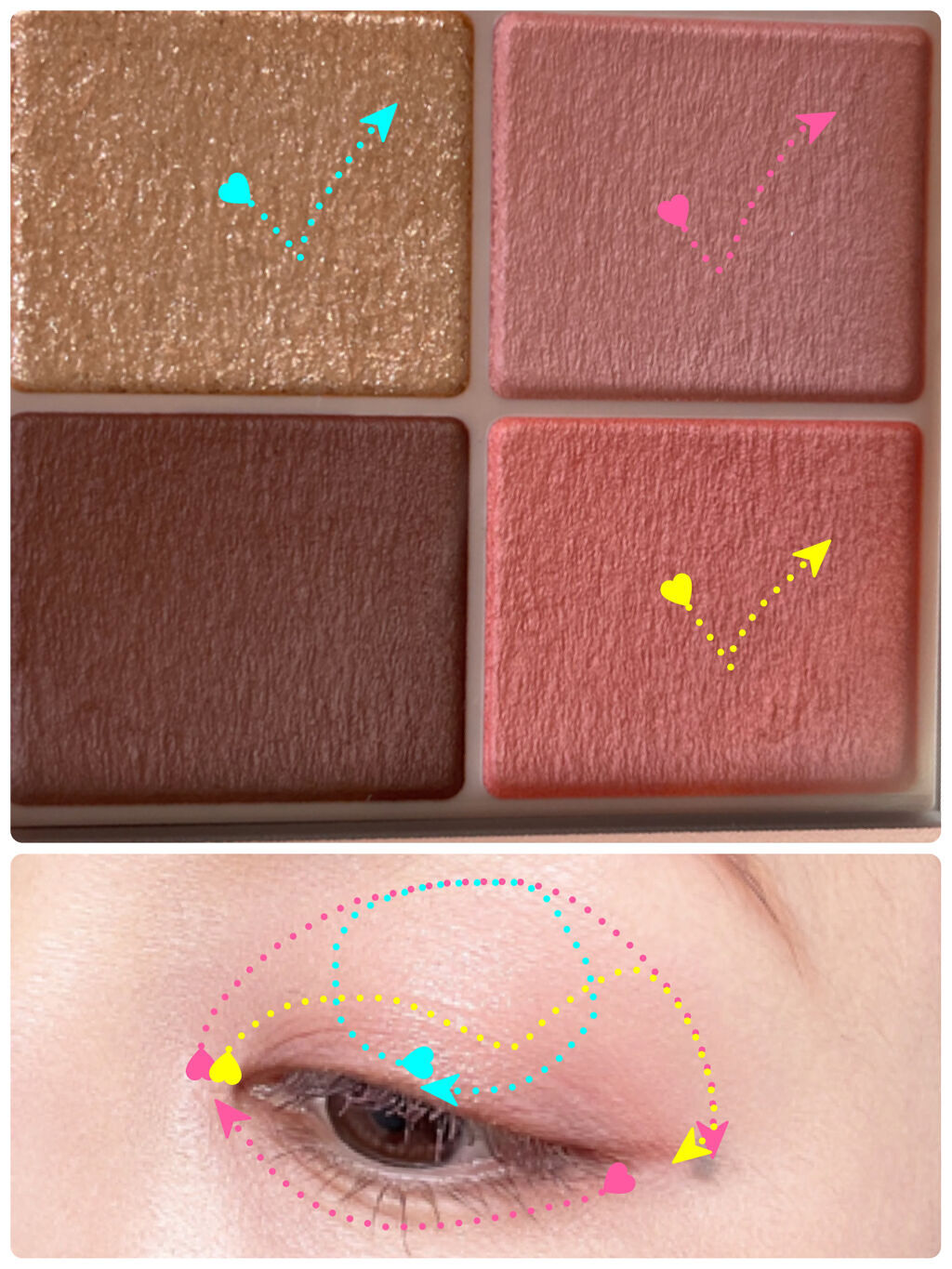 シルキースフレアイズ（マットタイプ）/キャンメイク/アイシャドウパレットを使ったクチコミ（3枚目）