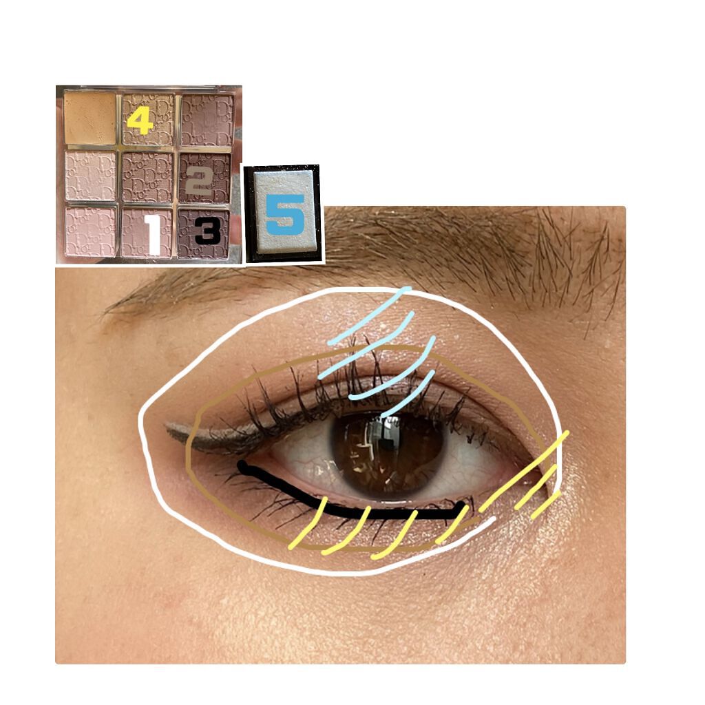 ディオール バックステージ アイ パレット/Dior/アイシャドウパレットを使ったクチコミ（2枚目）