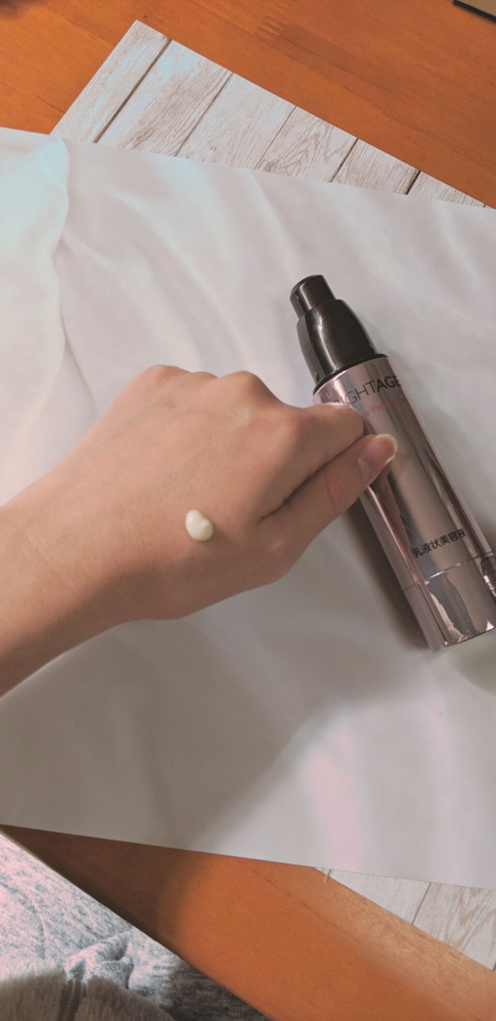 リフトホワイト パーフェクション/BRIGHTAGE/美容液を使ったクチコミ(3枚目)