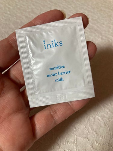 iniks センシティブ モイストバリア ミルクのクチコミ「iniks
センシティブ　モイストバリアミルクの紹介です

敏感肌、乾燥肌のための高保湿バリア.....」（1枚目）