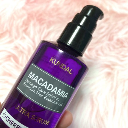 KUNDAL マカダミア ウルトラヘアセラム のクチコミ「一滴で毛質が変化!?
KUNDAL
ウルトラヘアセラム
🌸チェリーブロッサム🌸
1299.....」(2枚目)