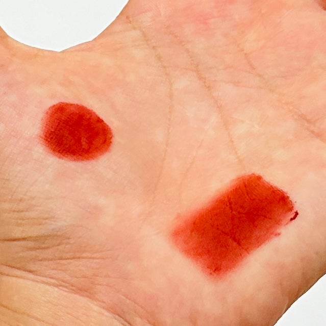 スーパーマットリップ&チークマッド/INTO U/口紅を使ったクチコミ(5枚目)