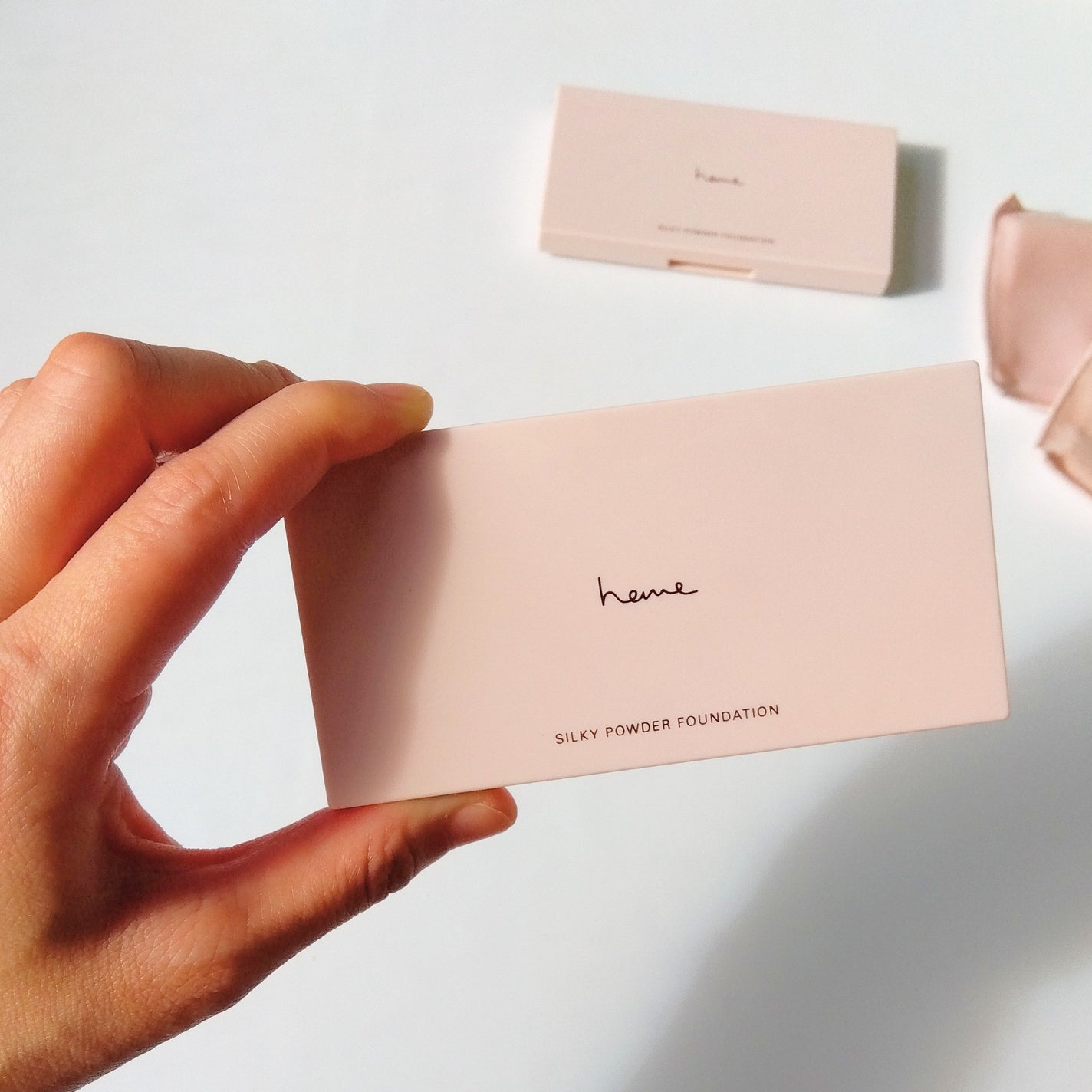 シルキーパウダーファンデーション/heme/パウダーファンデーションを使ったクチコミ(8枚目)