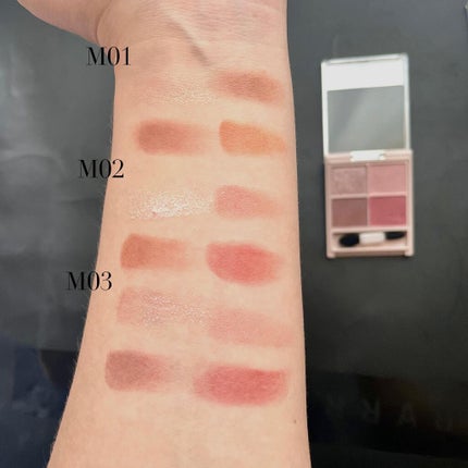 シルキースフレアイズ(マットタイプ)/キャンメイク/アイシャドウパレットを使ったクチコミ(5枚目)