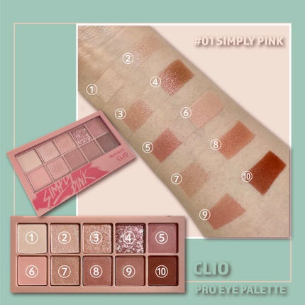 プロ アイ パレット/CLIO/アイシャドウパレットを使ったクチコミ(2枚目)