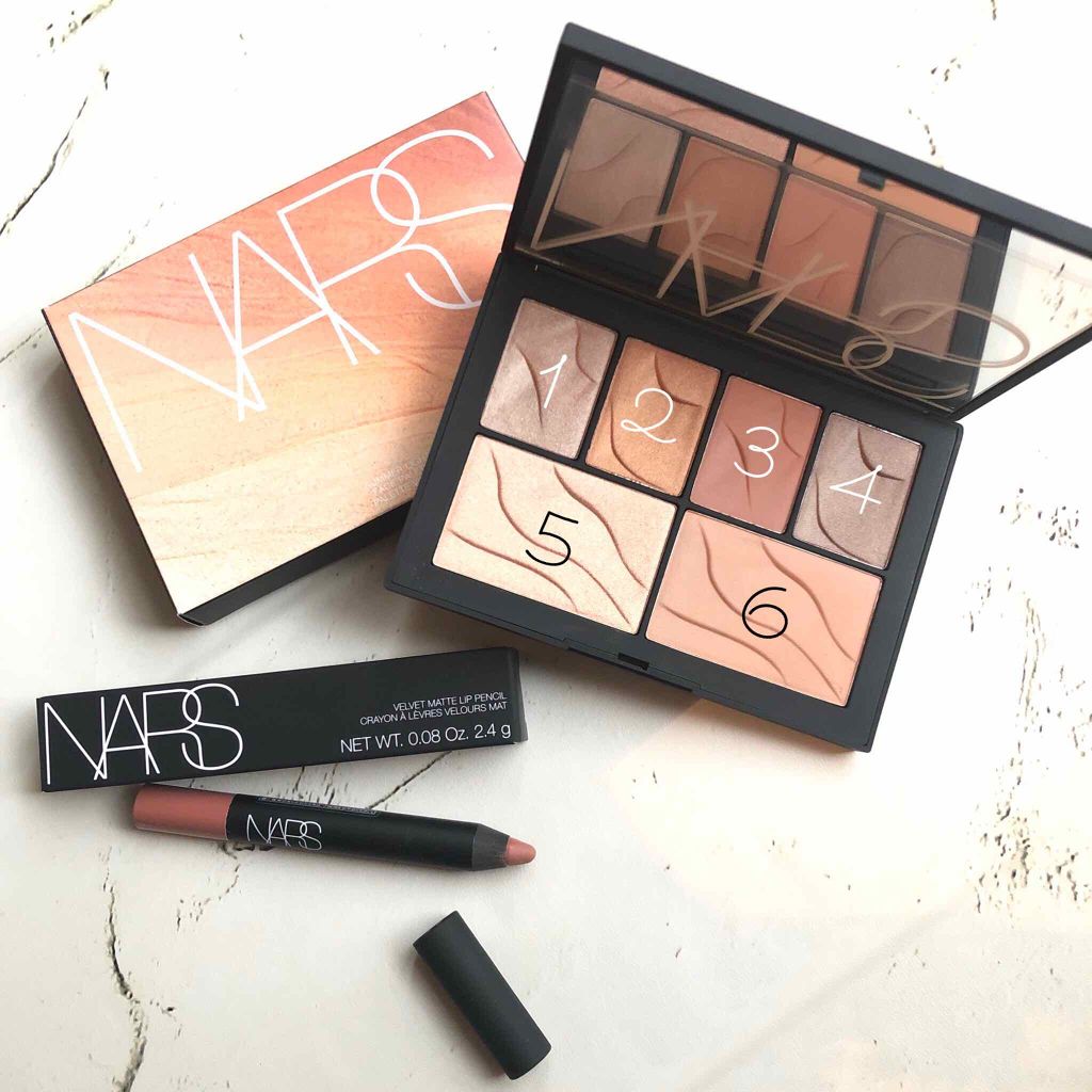 サマーライツ フェースパレット/NARS/アイシャドウパレットを使ったクチコミ（2枚目）