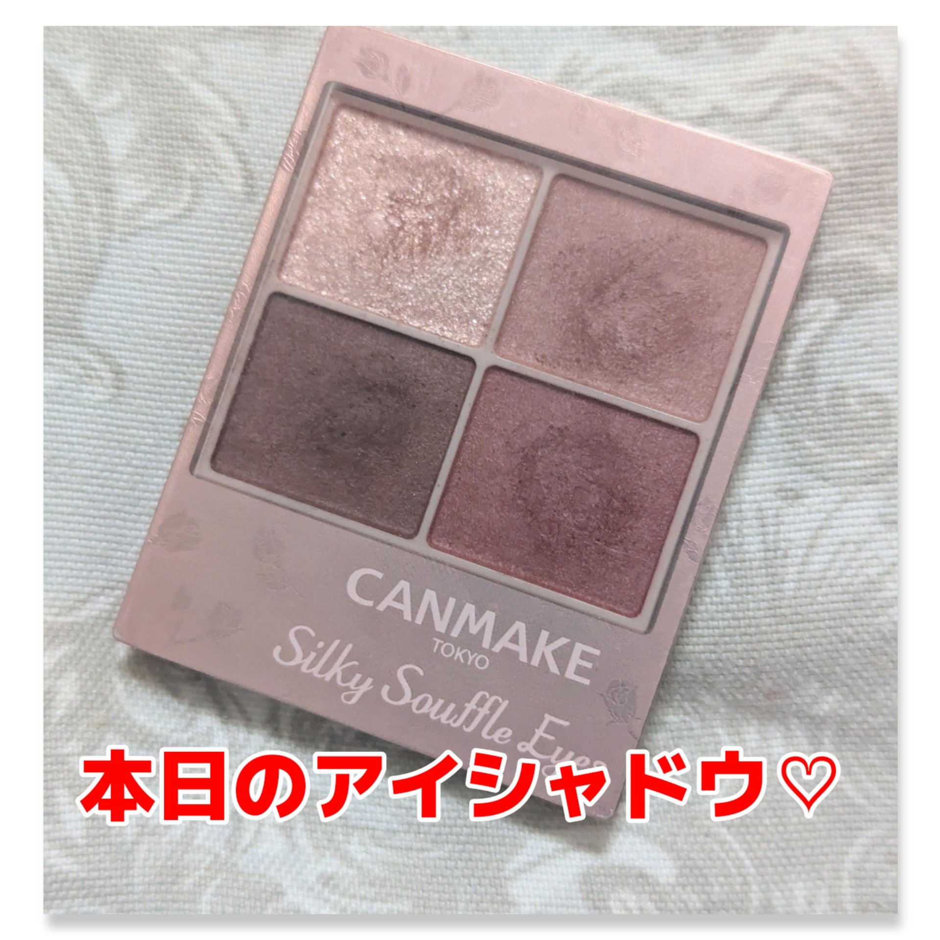 シルキースフレアイズ（マットタイプ） M02 チャイブリック/キャンメイク/アイシャドウパレットを使ったクチコミ（1枚目）