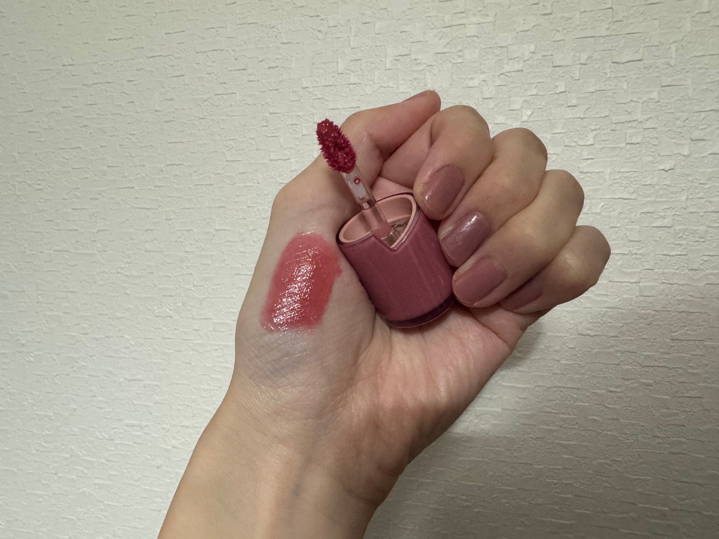 ロウグロウジェルティント/hince/リップティントを使ったクチコミ(2枚目)