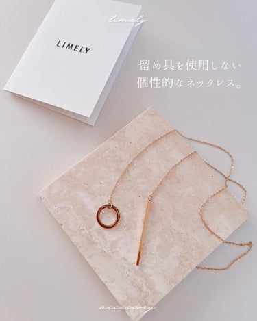 ROD LARIAT NECKLACE/LIMELY/その他を使ったクチコミ（2枚目）