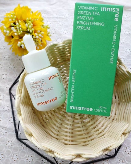 ビタC グリーンティーエンザイム ブライト セラム/innisfree/美容液を使ったクチコミ(1枚目)