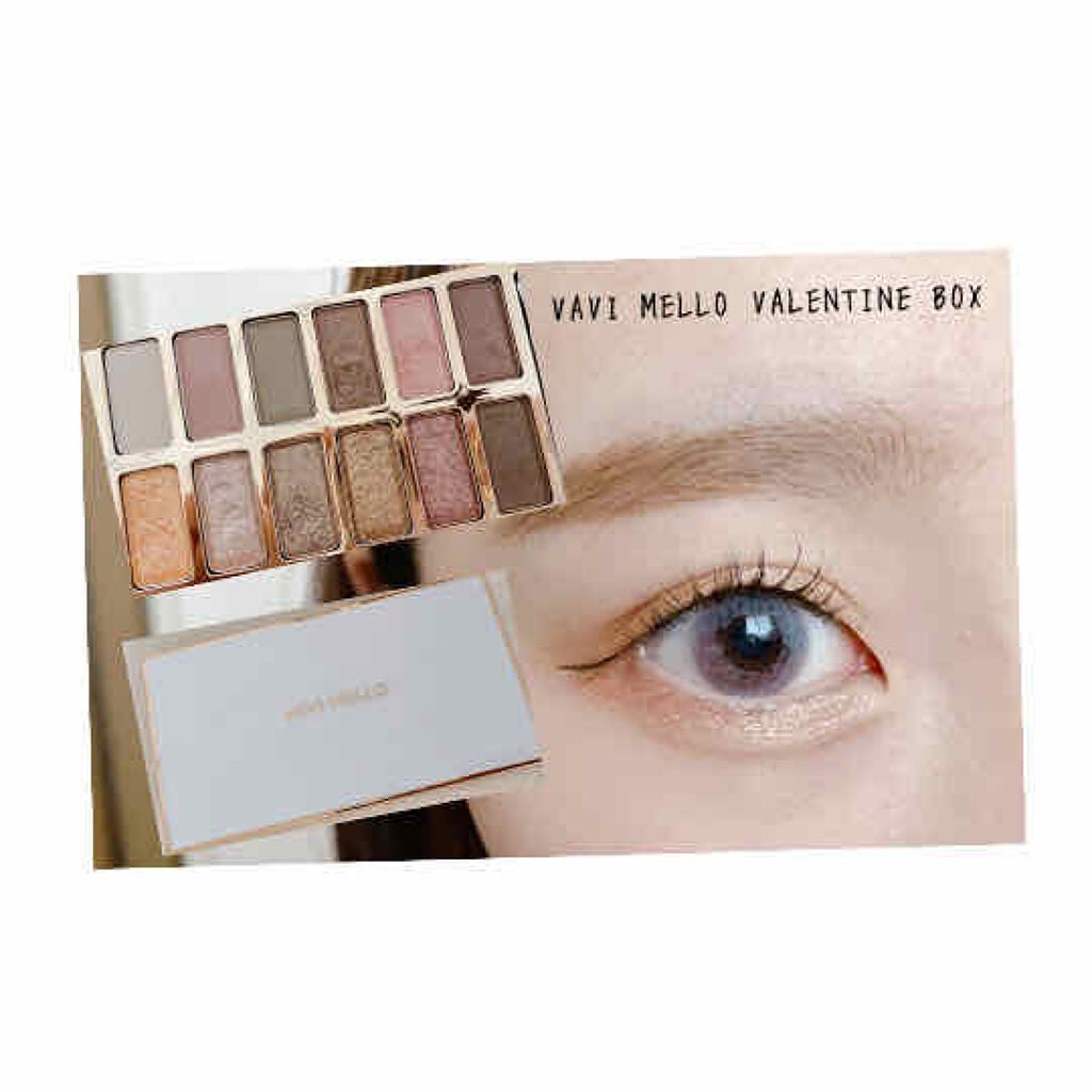 バレンタインボックス/VAVI MELLO/アイシャドウパレットを使ったクチコミ(1枚目)