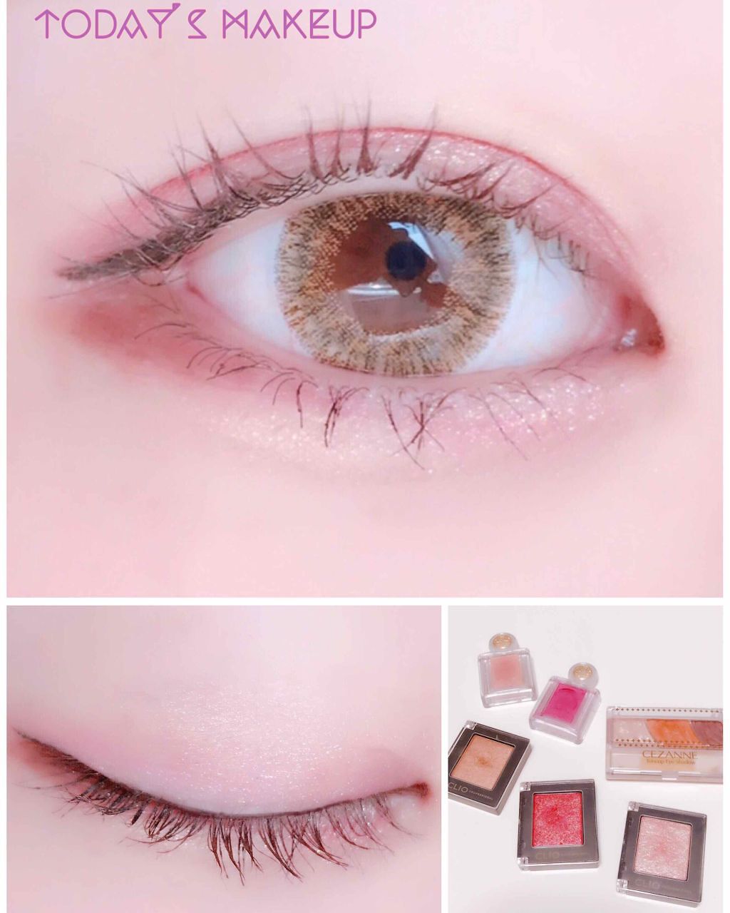 トーンアップアイシャドウ/CEZANNE/アイシャドウパレットを使ったクチコミ(1枚目)