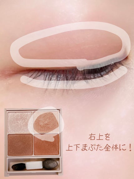 シルキースフレアイズ(マットタイプ)/キャンメイク/アイシャドウパレットを使ったクチコミ(4枚目)