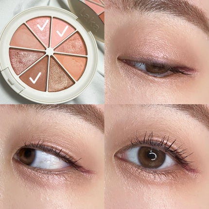 ミドルトーンアイシャドウコレクターパレット/Laka/アイシャドウパレットを使ったクチコミ(4枚目)