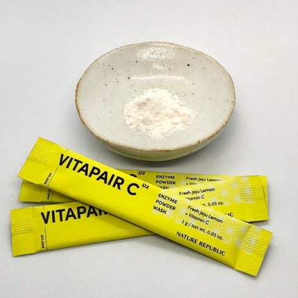 ビタペアC酵素洗顔パウダー/ネイチャーリパブリック/洗顔パウダーを使ったクチコミ(3枚目)