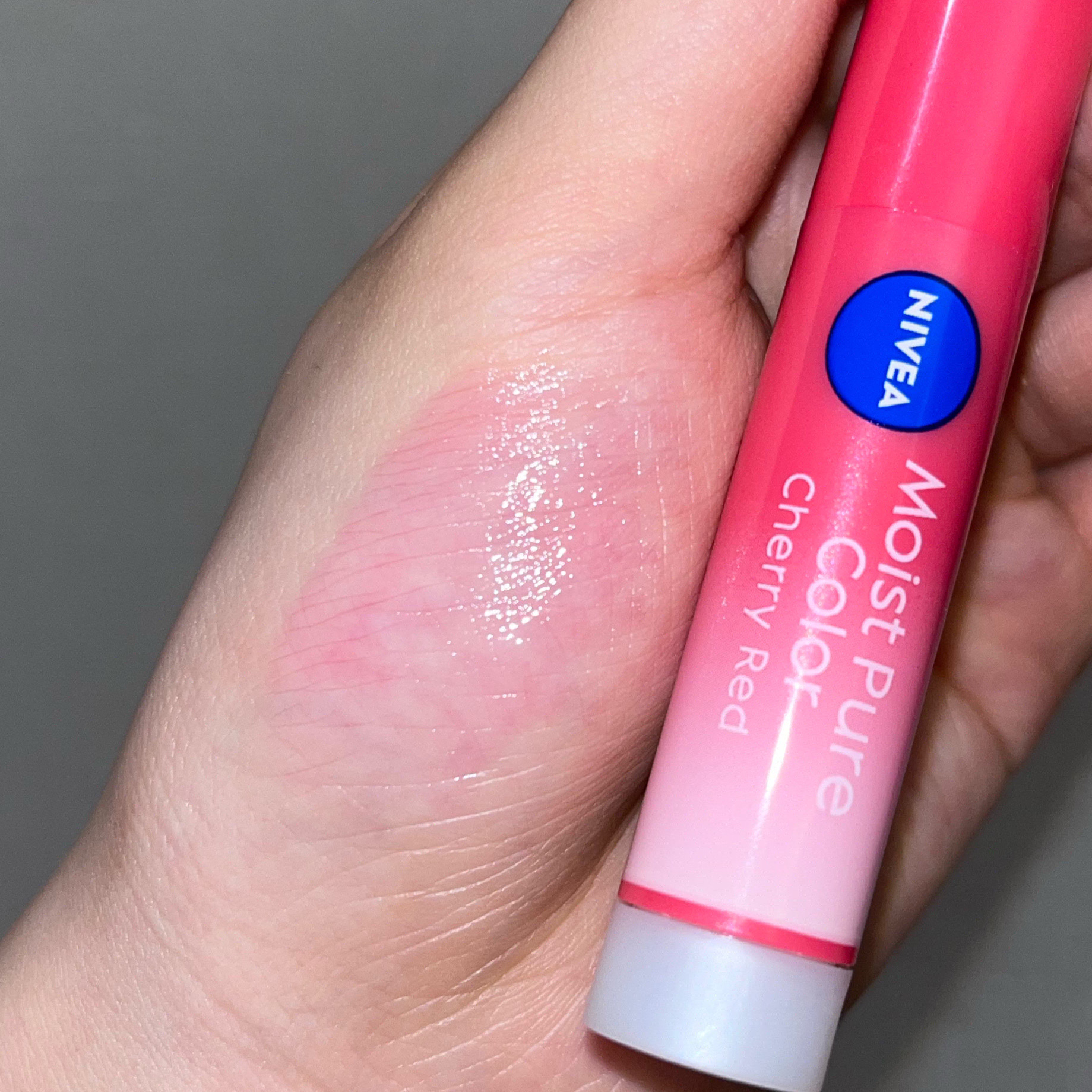 モイストピュアカラーリップ/ニベア/リップクリームを使ったクチコミ（3枚目）