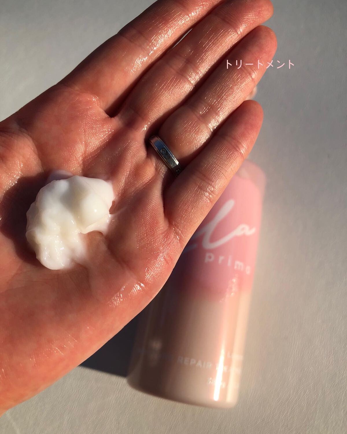 ララプリモ モイスチャーリペア シャンプー／トリートメント/ララプリモ /市販シャンプーを使ったクチコミ（3枚目）