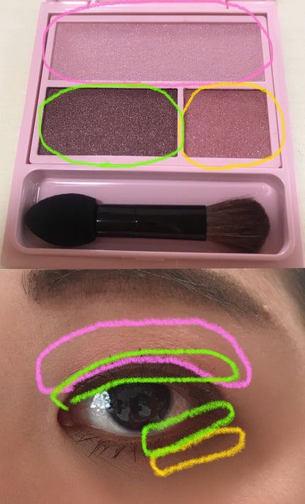 フーミー アイシャドウパレット/WHOMEE/アイシャドウパレットを使ったクチコミ(6枚目)