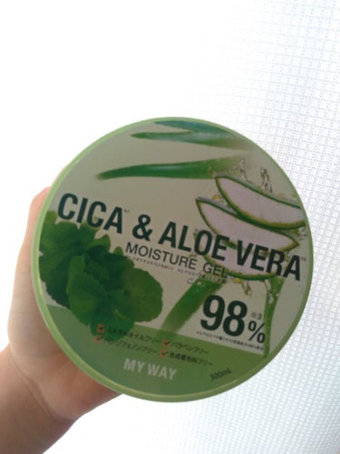 CICA ＆ ALOE VERA   MOISTURE GEL   98％/ピコモンテ/その他スキンケアを使ったクチコミ（2枚目）