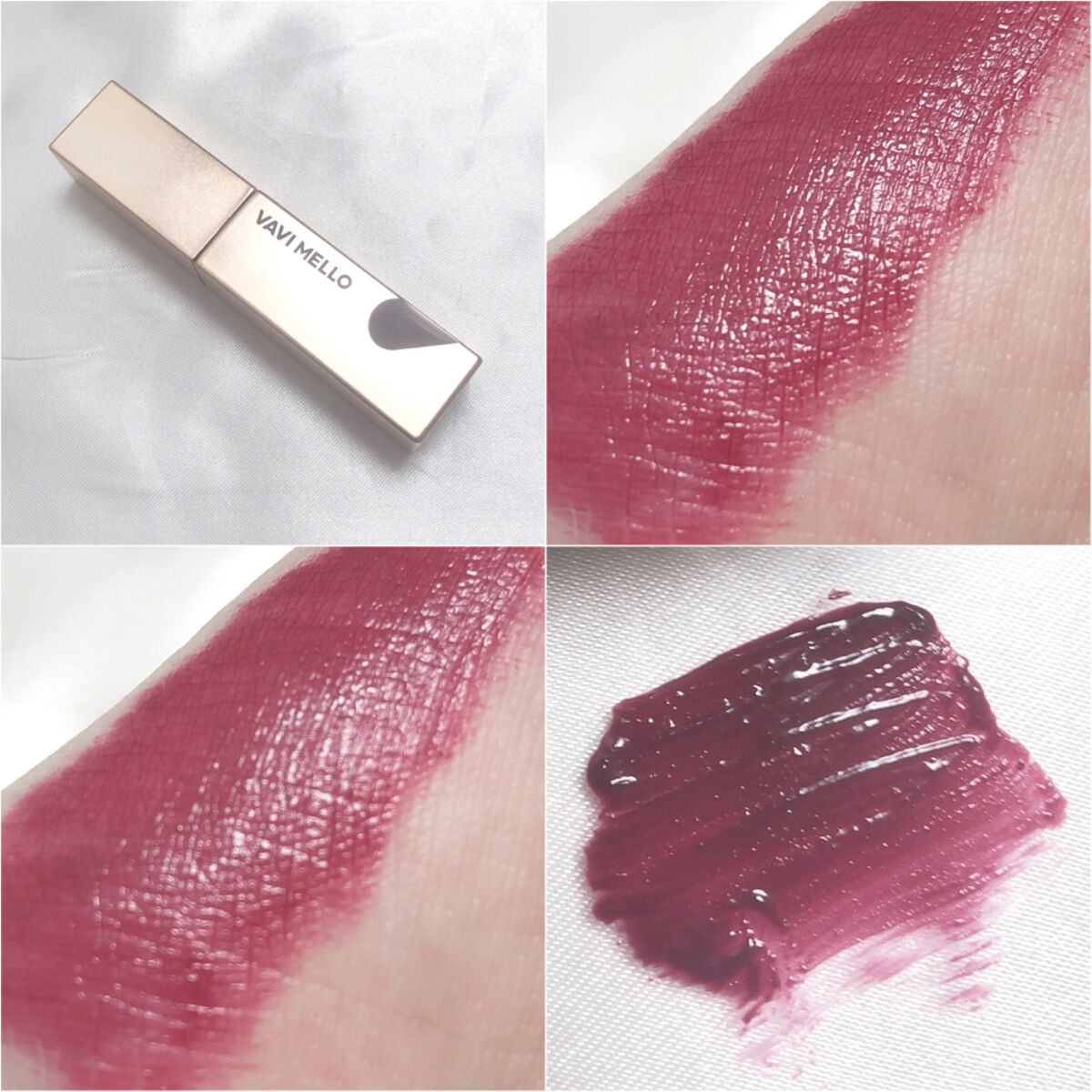 ハートウィンドウリップティントベルベットタイプ/VAVI MELLO/口紅を使ったクチコミ（2枚目）