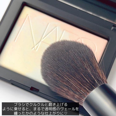 ブロンザー／セッティングパウダーブラシ ＃14/NARS/メイクブラシを使ったクチコミ（6枚目）