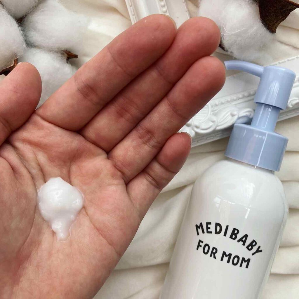 薬用モイストホワイトニングクリーム/MEDIBABY/フェイスクリームを使ったクチコミ(3枚目)