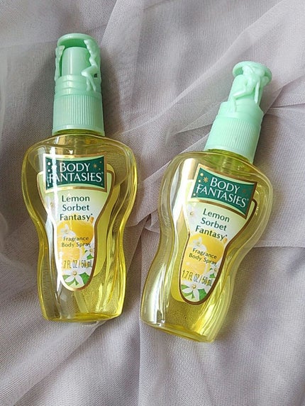 ボディファンタジー ボディスプレー レモンソルベのクチコミ「🌟BODY FANTASY ボディスプレー
レモンソルベ
大好きすぎて何個もリピしている
.....」(2枚目)