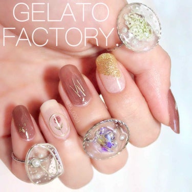 ネイルフィット ジェルネイルシール/GELATO FACTORY/ネイルシールを使ったクチコミ（1枚目）