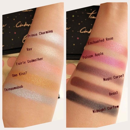 ColourPop It’s a Princess Thing Shadow Paletteのクチコミ「【カラーポップ × ディズニー】DESIGNER COLLECTION ✨ & カラーポップの.....」(3枚目)