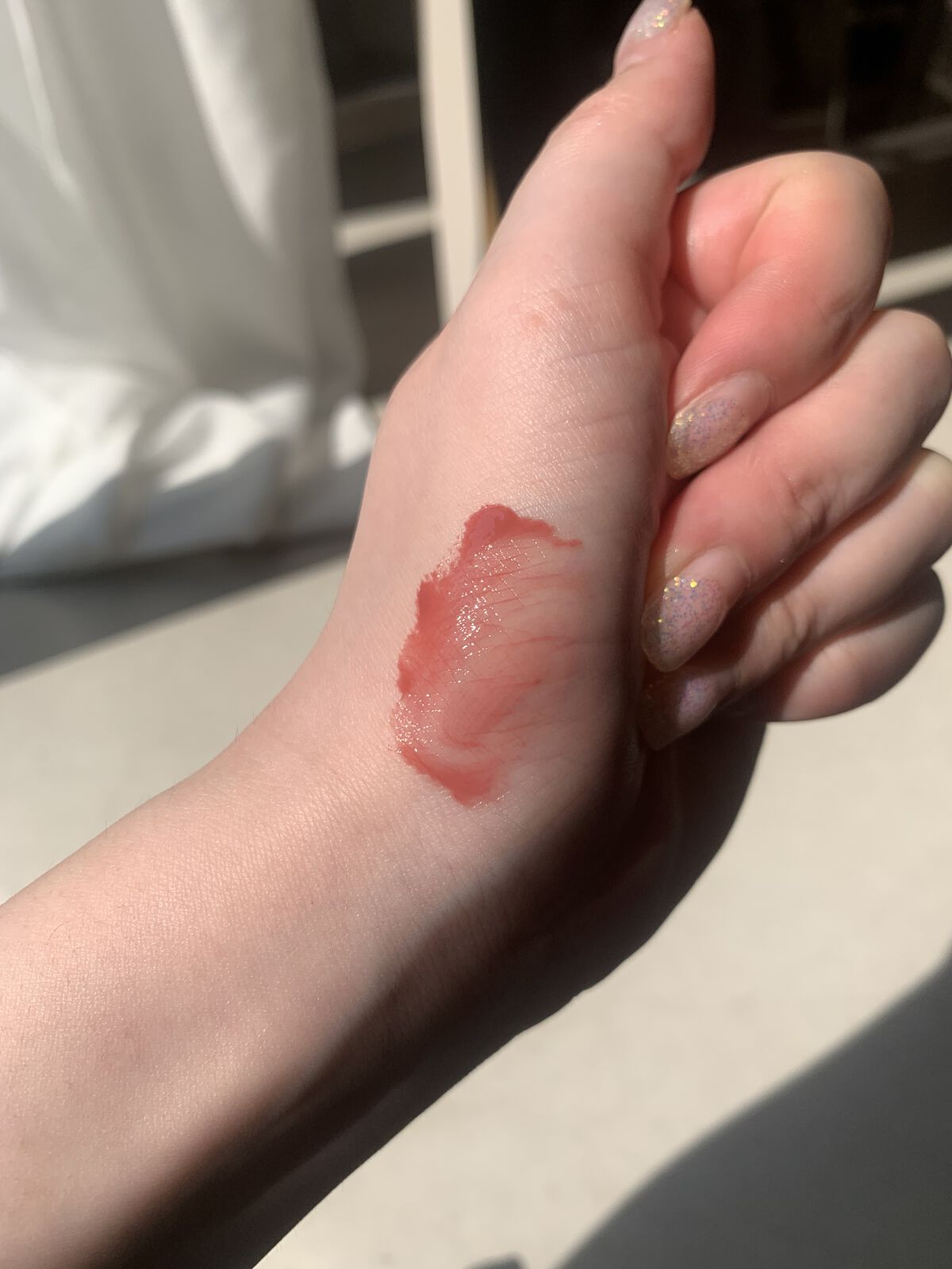 ジューシーラスティングティント/rom&nd/リップティントを使ったクチコミ（3枚目）